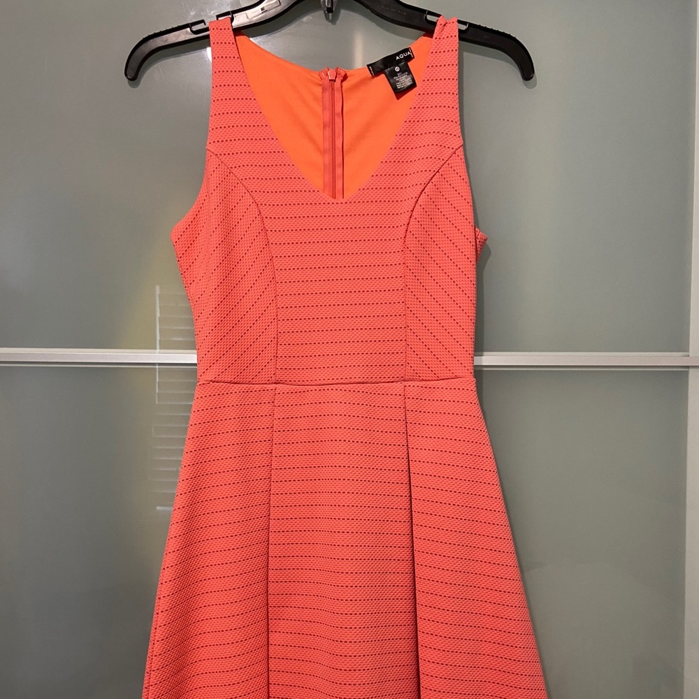 Aqua A-line Coral Dress Size XS